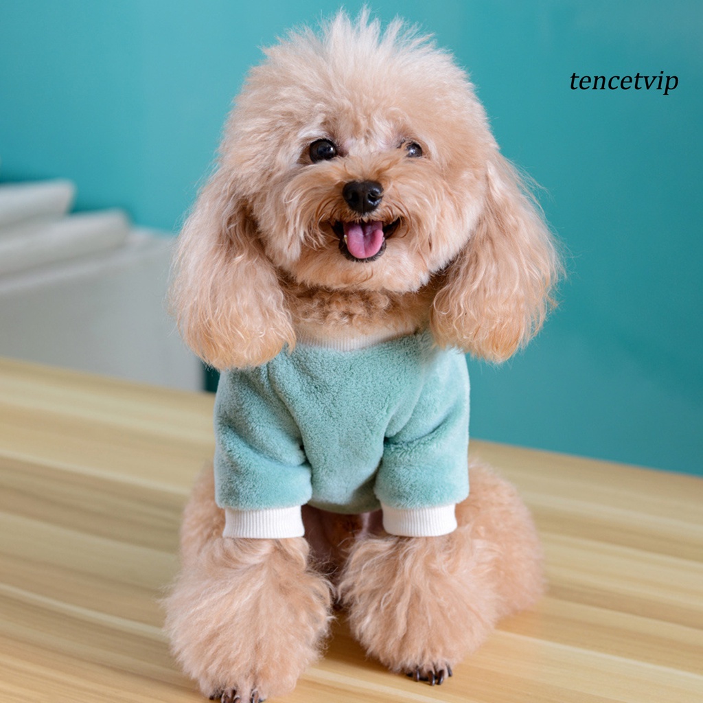 Áo sweater cho thú cưng cổ tròn giữ ấm dễ thương
