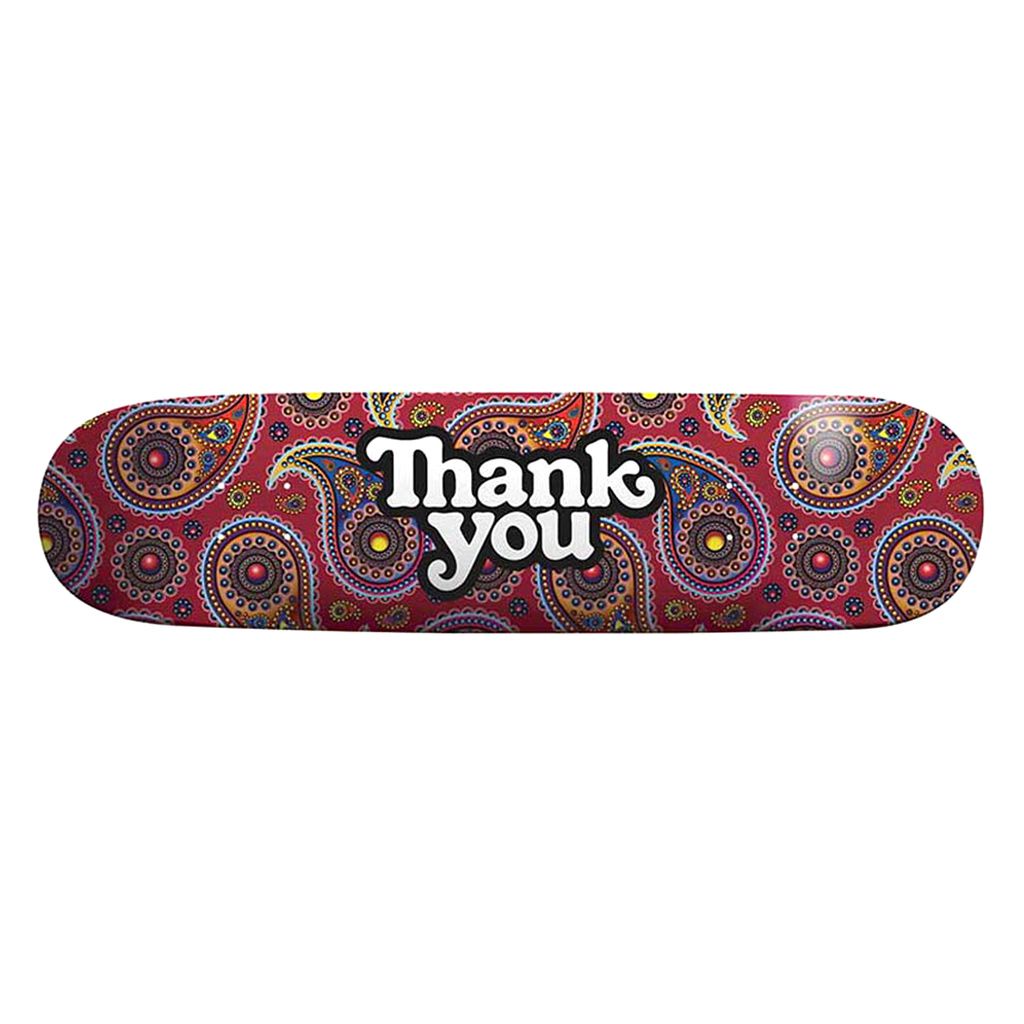 Mặt Ván Trượt Skateboard Cao Cấp Mỹ - THANK YOU TEAM PAISLEY LOGO DECK 8.0