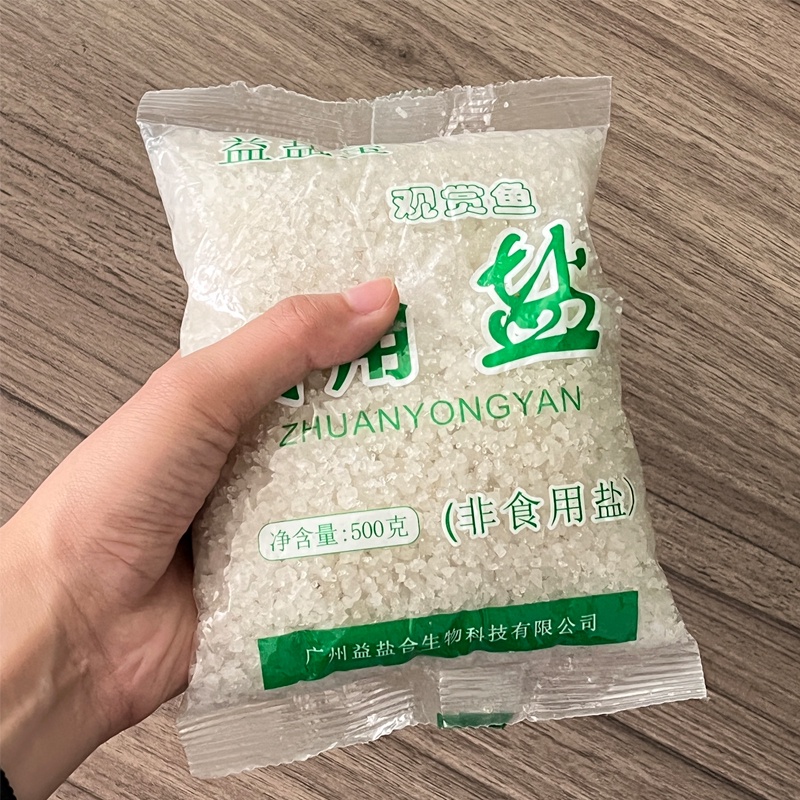 Muối pha nước biển 500g/bịch cho hồ cá, bổ sung các nguyên tố vi lượng trong nước, muối hột chuyêng dụng cho cá cảnh tôm