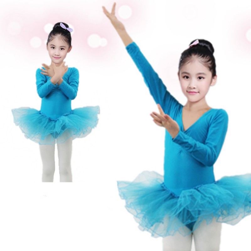 Váy tập múa ballet thiết kế đáng yêu xinh xắn cho bé gái