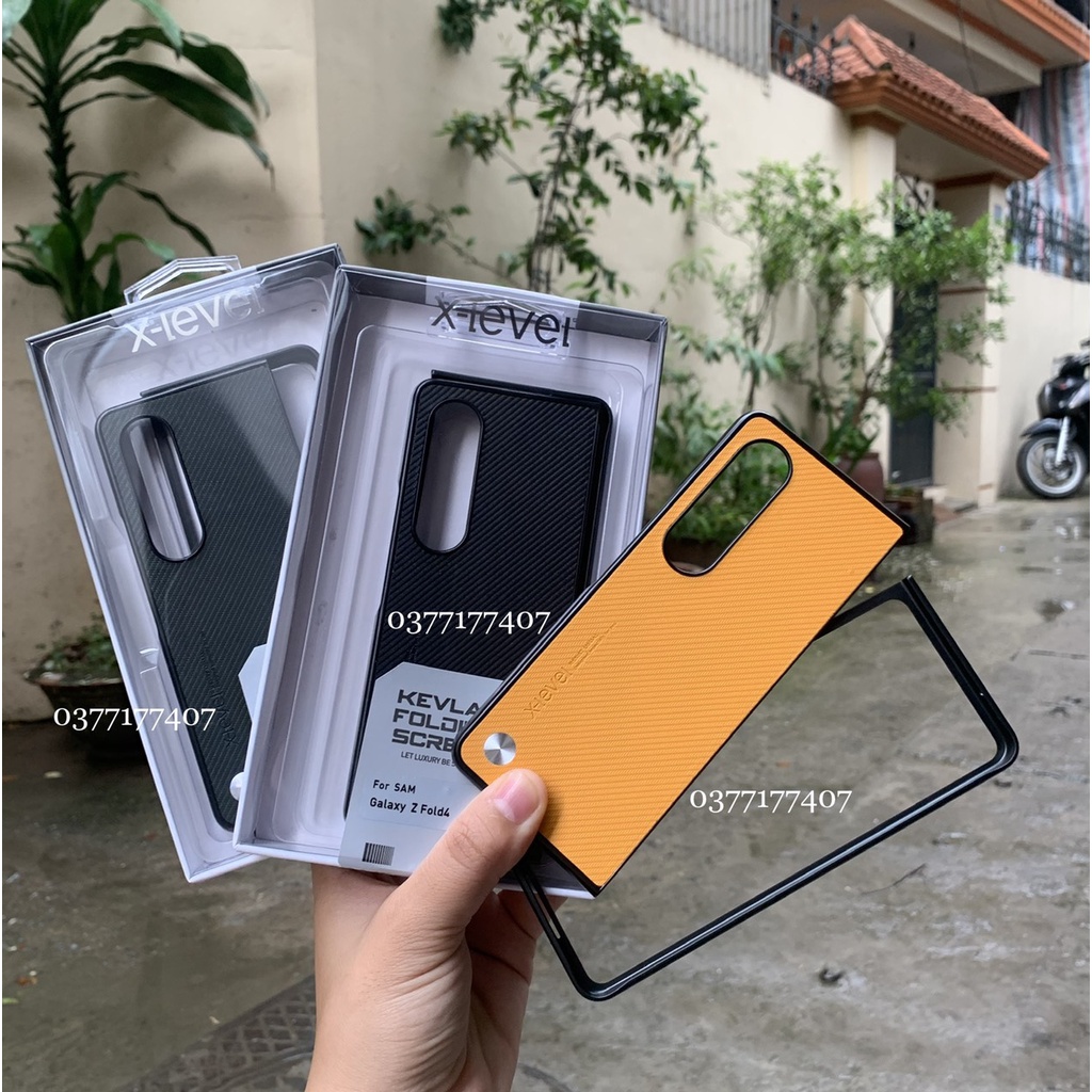 Ốp lưng X-Level Vân Carbon Samsung Z Fold 4 5G , Z Fold 5 chính hãng bảo vệ máy