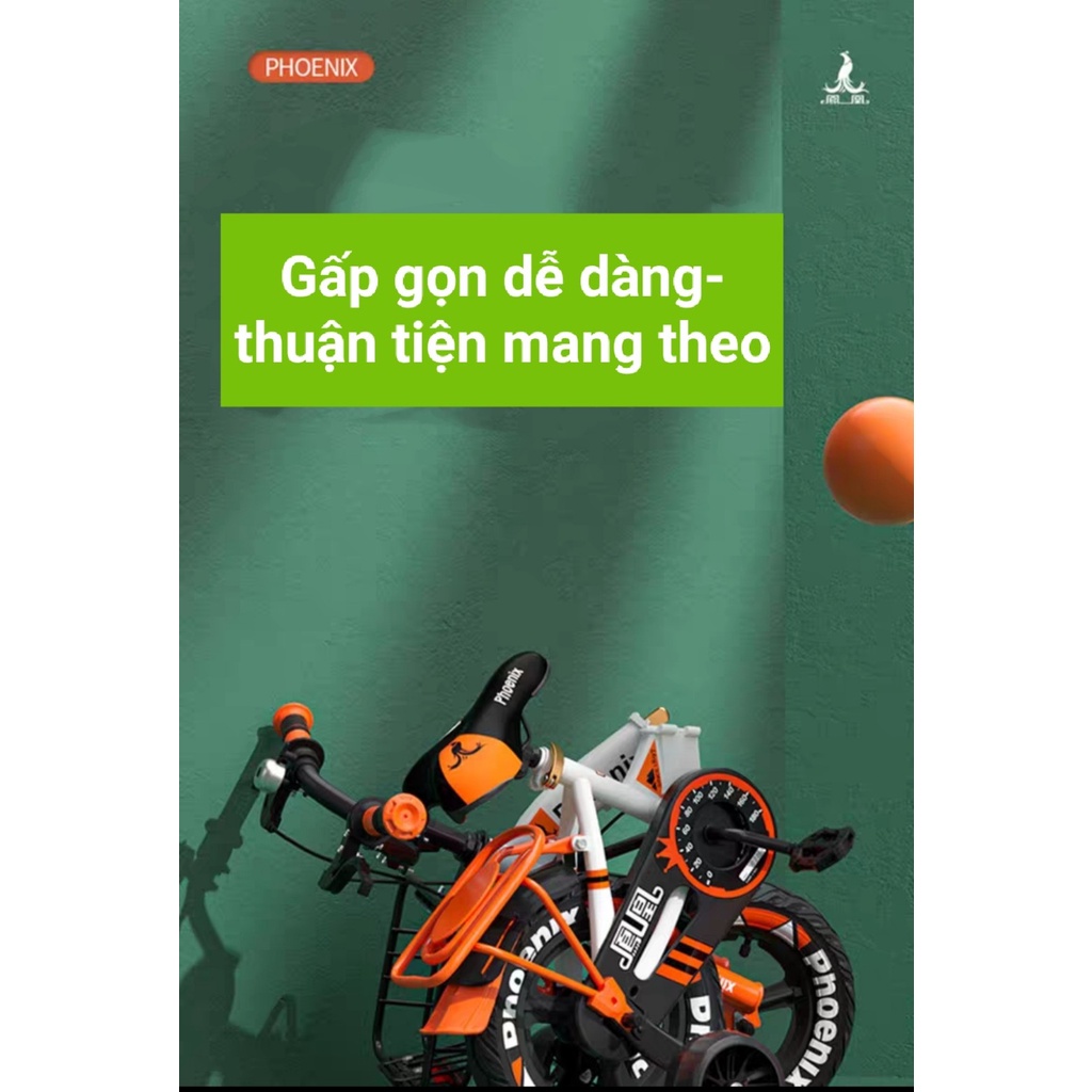 XE ĐẠP TRẺ EM GẤP GỌN PHOENIX 02A