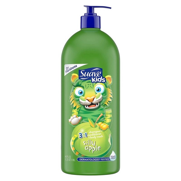 Sữa Tắm Gội Trẻ Em - Suave Kids 3in1 1.18L- Suave kids của mỹ tinh chất táo, AN TOÀN, UY TÍN, CHẤT LƯỢNG, CHÍNH HÃNG.
