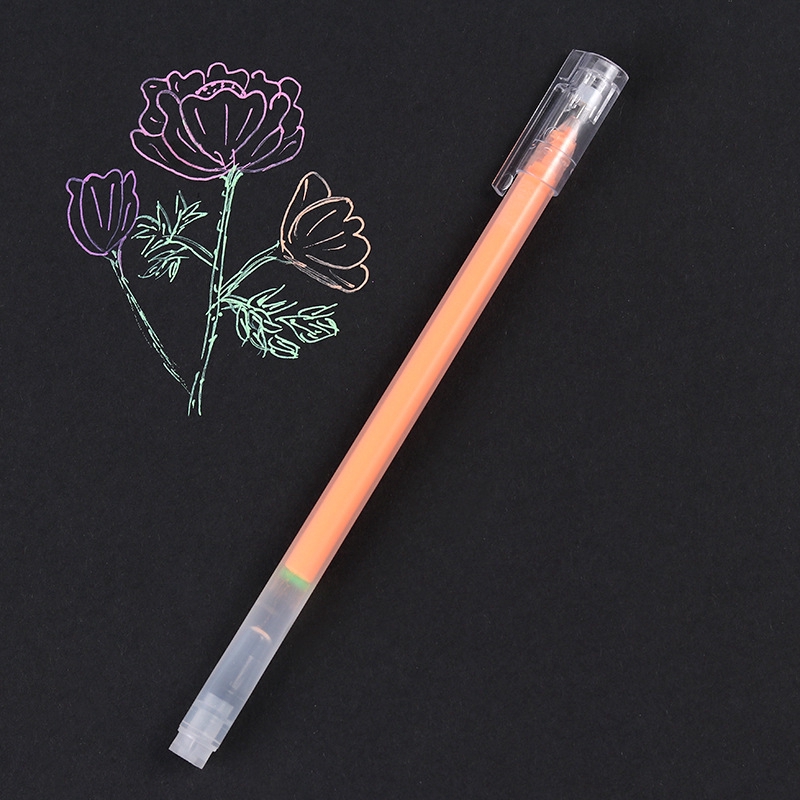 Bút bi nước ngòi 0.5mm 9 màu chất lượng