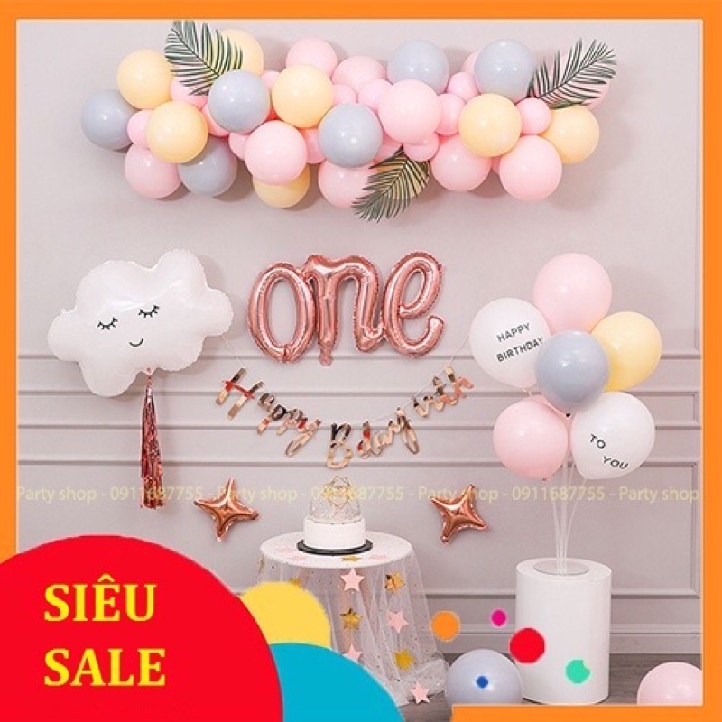 Sét bóng kèm chữ ONE y hình