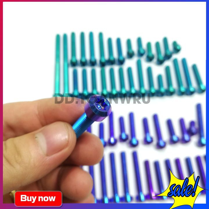 Full Bộ Ốc Gắn Lốc Máy cho xe Raider Fi - Siêu chất Siêu rẻ