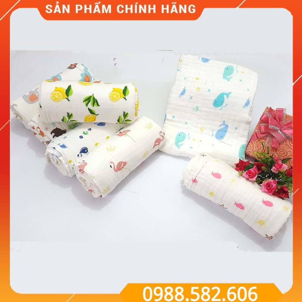 Khăn Xô Đa Năng 6 Lớp Dày Dặn, Mềm Mịn (Họa Tiết Giao Ngẫu Nhiên) - BTT00189