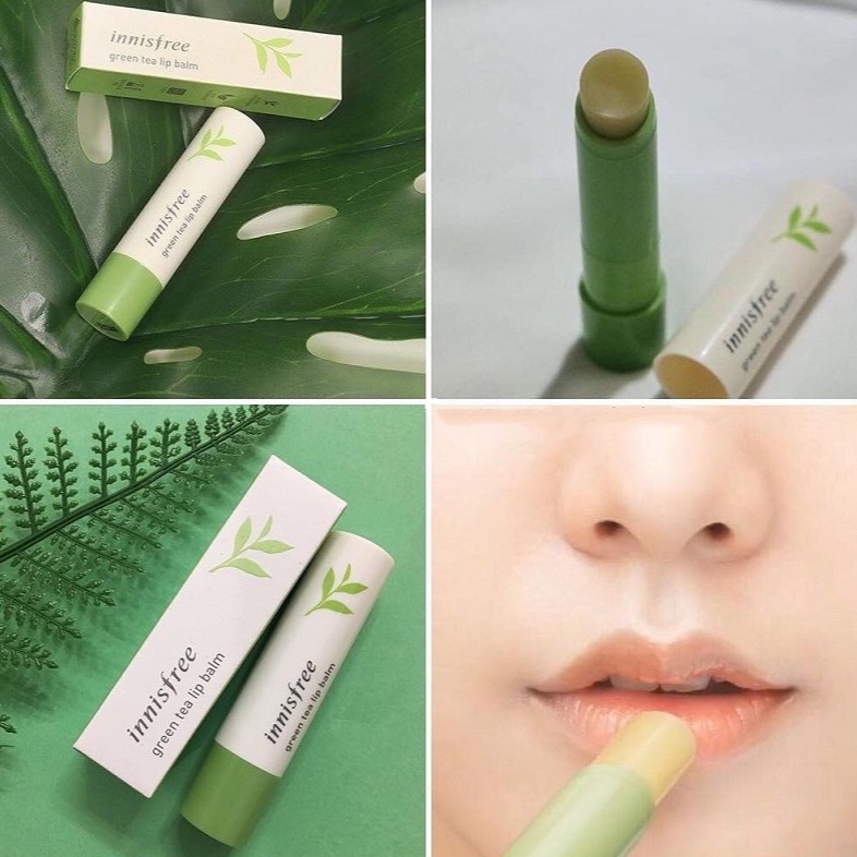 Son Dưỡng Chiết Xuất Trà Xanh Innisfree Green Tea Lip Balm 3.6g