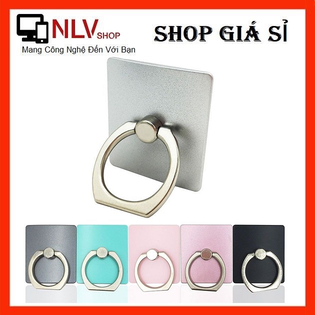 Combo 100 Giá Đỡ Chiếc Nhẫn Cho Điện Thoại Và Máy Tính Bảng Nhiều Màu Ngẫu Nhiên (Full Box)