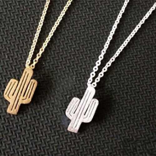 Dây Chuyền Hình Xương Rồng Thiết Kế Thanh Lịch