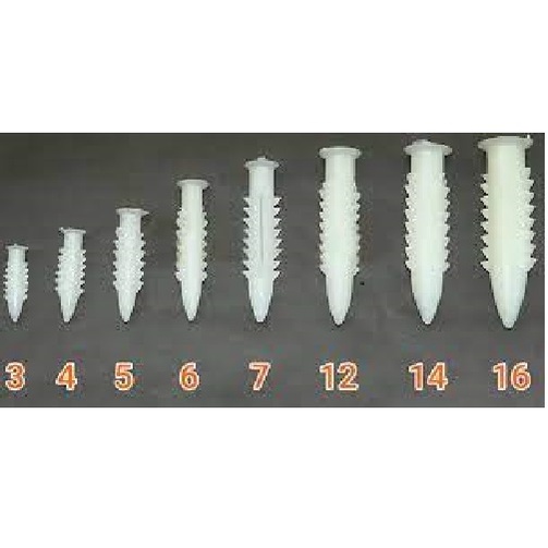 Tắc kê nhựa nhiều kích thước 3F - 7F  - Điện Việt