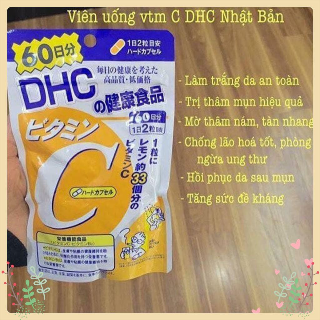 Viên uống DHC Bổ sung Vitamin C Nhật Bản 20 Ngày(40 viên) & 60 Ngày(120 viên)