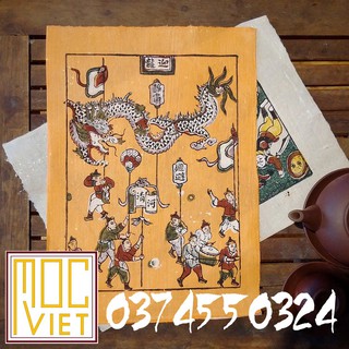 Tranh Đông Hồ rước rồng