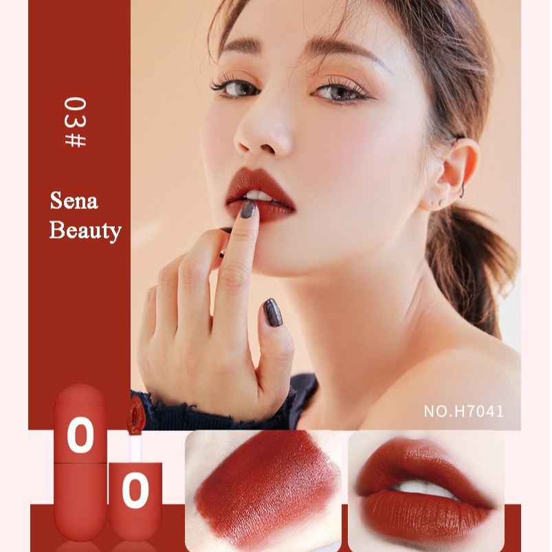 Set Son Kem Heng Fang 520 Matte Velvet Color Lip Glaze 3 Cây | BigBuy360 - bigbuy360.vn