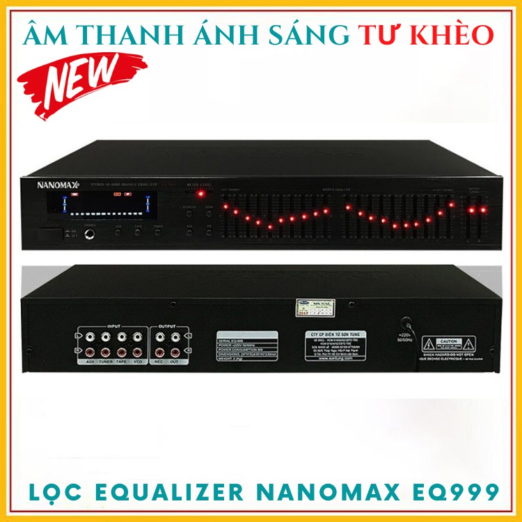 Lọc xì equalizer Nanomax eq999 chính hãng