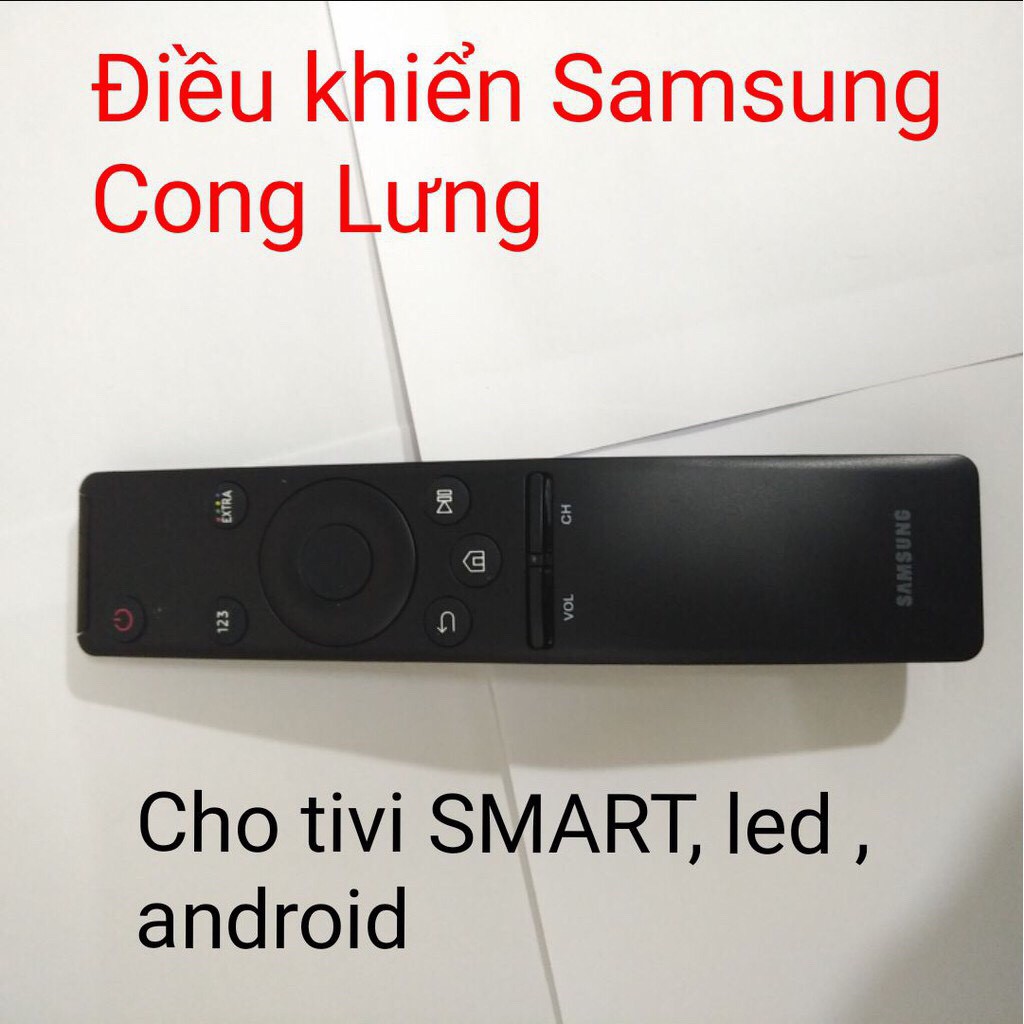 ĐIỀU KHIỂN TIVI SAMSUNG CONG LƯNG đen cho SMART TIVI chính hãng giá TỐT