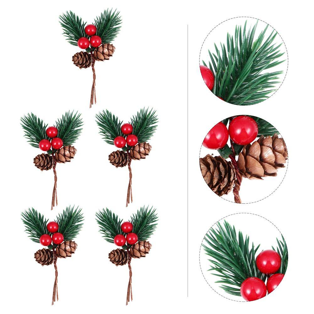 Nhánh Berry Nhân Tạo Dùng Trang Trí Tiệc Cưới / Giáng Sinh DIY