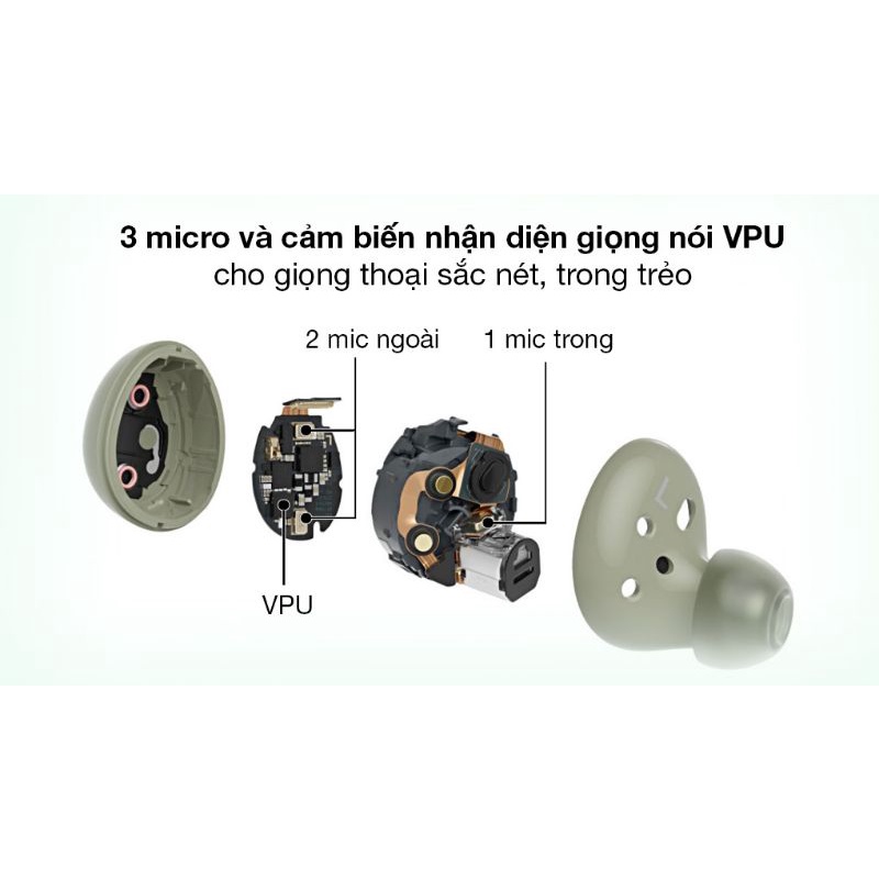 Tai nghe Bluetooth True Wireless Samsung Galaxy Buds 2 R177N – Hàng chính hãng