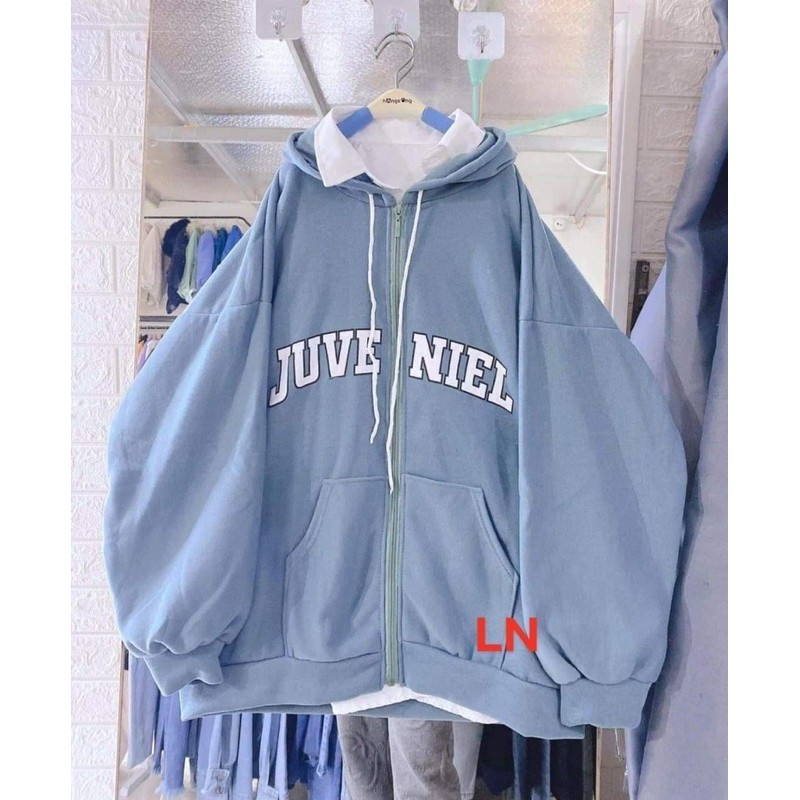 Áo khoá JUVENEL hai bên khoá LN11