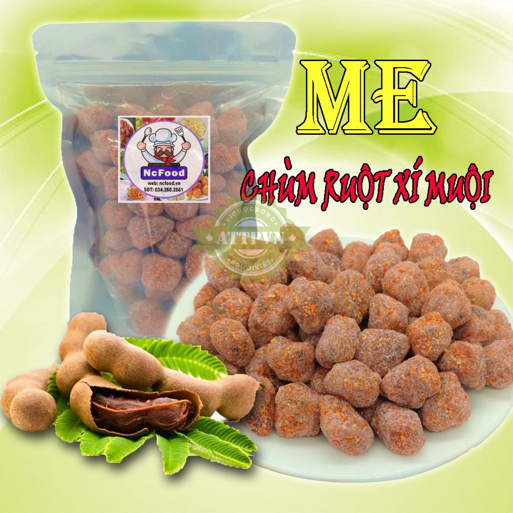 Me Xí Muội Chùm Ruột 500g NCFOOD