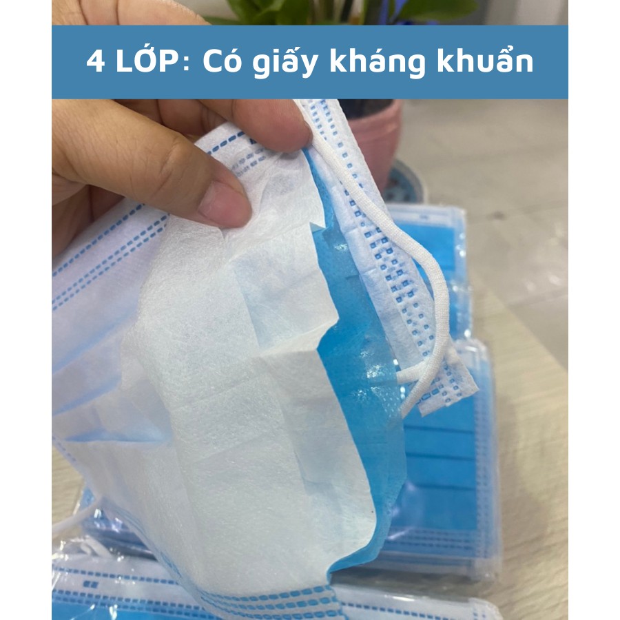 Khẩu trang y tế kháng khuẩn 4 lớp PA Medical