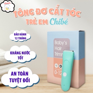 Tông đơ cắt tóc cho bé chibé cb005 / an toàn cho bé, tặng kèm khăn choàng cắt tóc và phụ kiện đi kèm