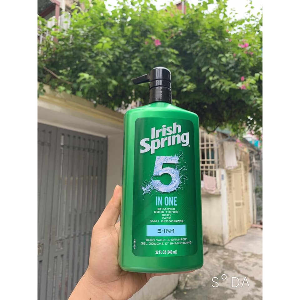 SỮA TẮM GỘI IRISH SPRING 5/1 946ml