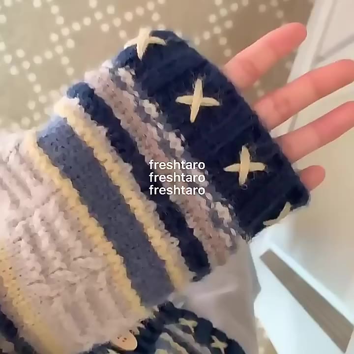 Áo khoác cardigan len nữ from rộng hoạ tiết Boho dễ thương chất len dày mềm mịn không chảy kiểu dáng Hàn Quốc Freesize | BigBuy360 - bigbuy360.vn