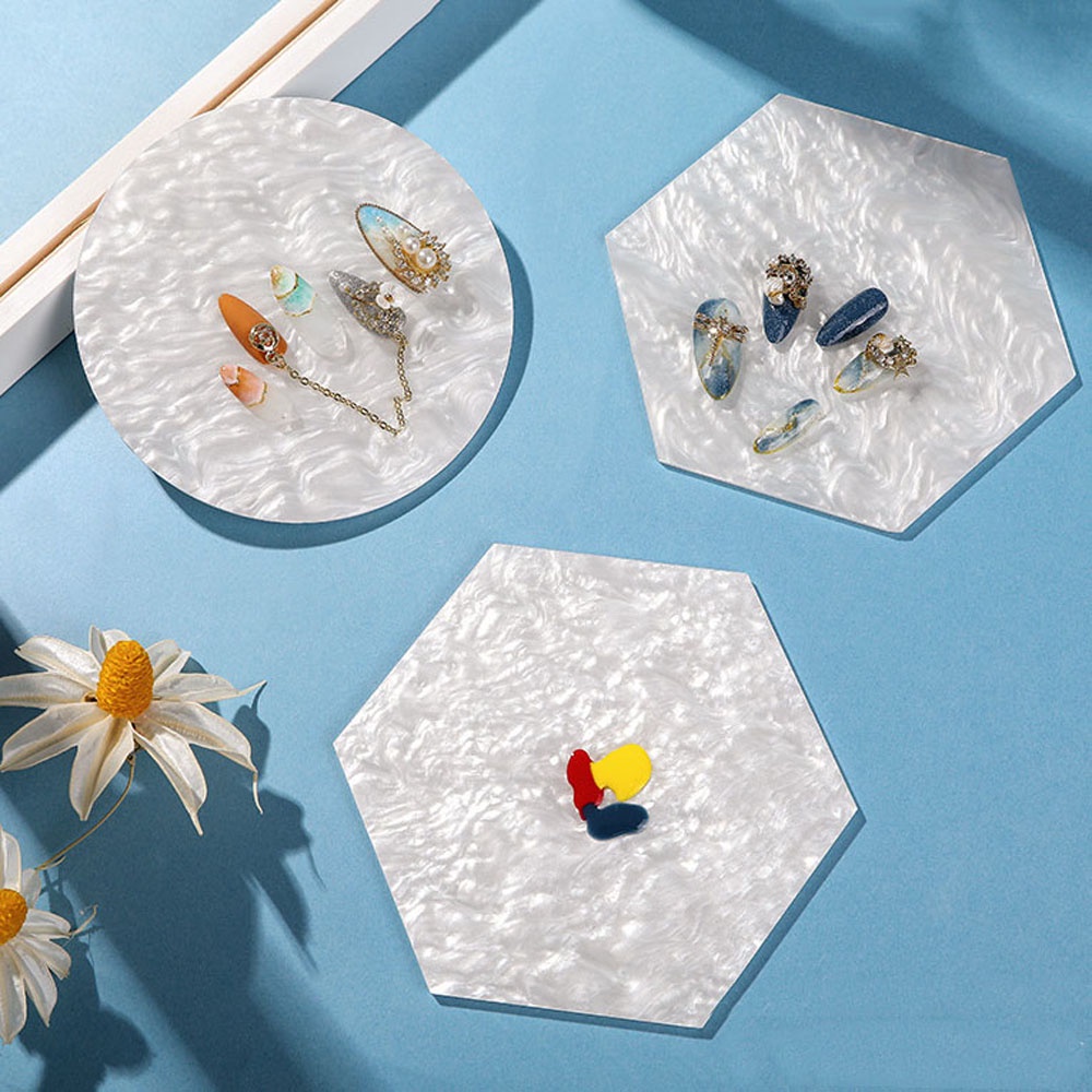 [Hàng mới về] Khay trưng bày móng tay giả và pha màu gel sơn móng nghệ thuật diy thiết kế kiểu dáng tùy chọn