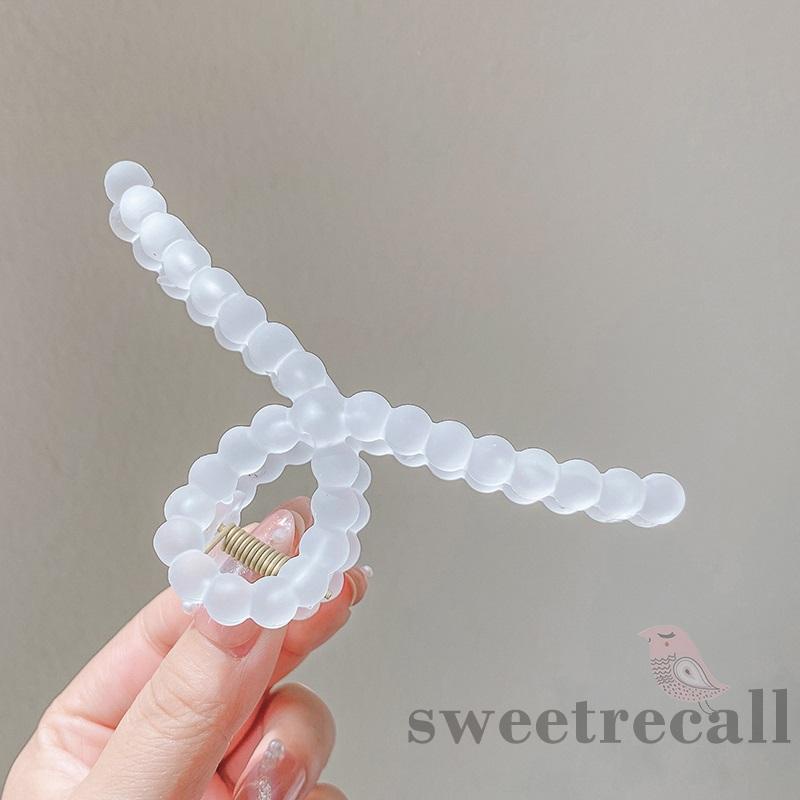 Kẹp tóc càng cua màu vàng/ trắng/ hồng/ xanh dương chống trượt cao cấp dành cho nữ