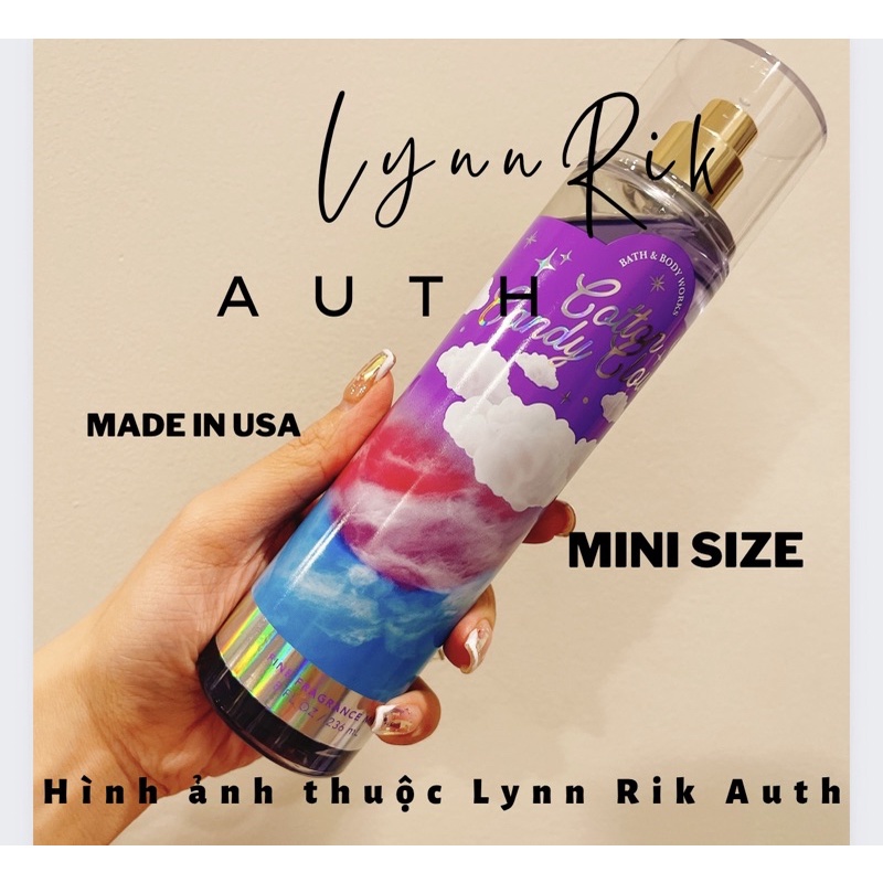 COTTON CANDY CLOUDS - Xịt Thơm Toàn Thân Body Mist Bath & Body Works
