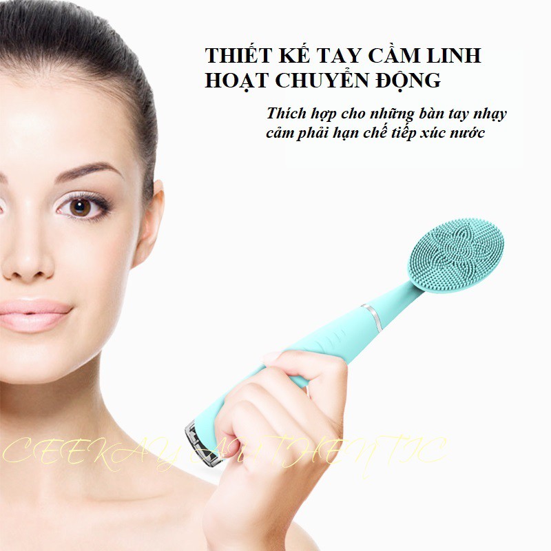 Máy rửa mặt chính hãng  CEEKAY( BẢN CAO CẤP) mini có thể massage mặt - kiểu máy chăm sóc da mặt cao cấp
