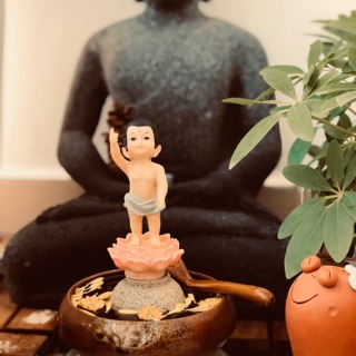 Tượng Phật đản sanh nhỏ cao 10cm