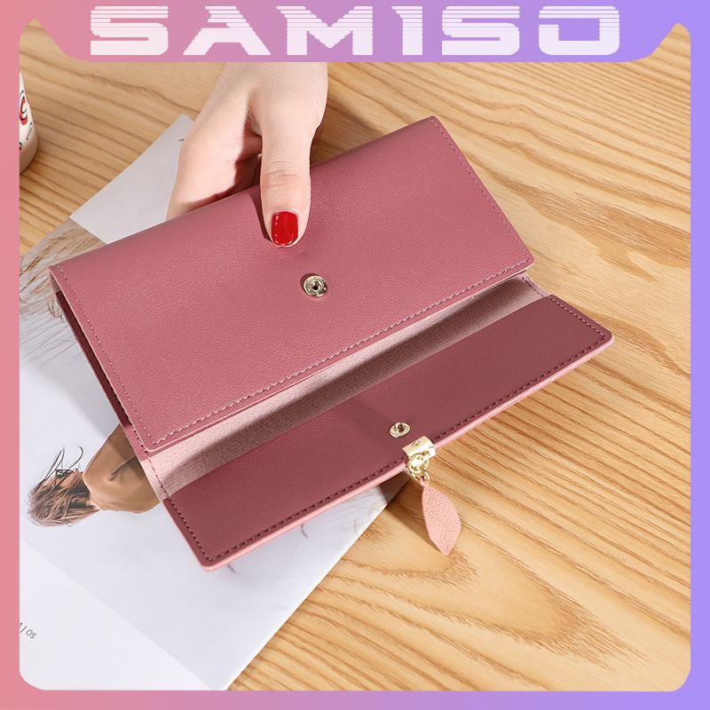 Ví nữ cầm tay dài đẹp đựng tiền cầm tay nhiều ngăn thời trang cao cấp DA5 | BigBuy360 - bigbuy360.vn
