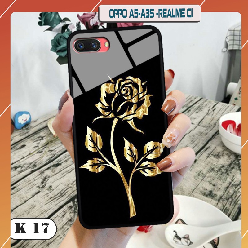 Ốp lưng kính 3D cao cấp Oppo A5/ A3s