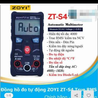 Đồng hồ Đo Tự Động - ZoYi S4