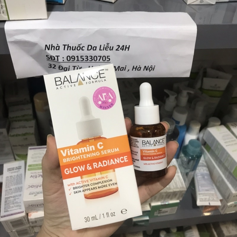 Balance Active Formula Vitamin C Power Serum tinh chất làm sáng da mờ thâm 30ml