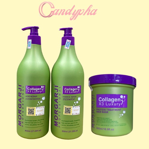 Ủ tóc Morgarji phục hồi tóc hư tổn siêu mềm mượt 500ML chính hãng