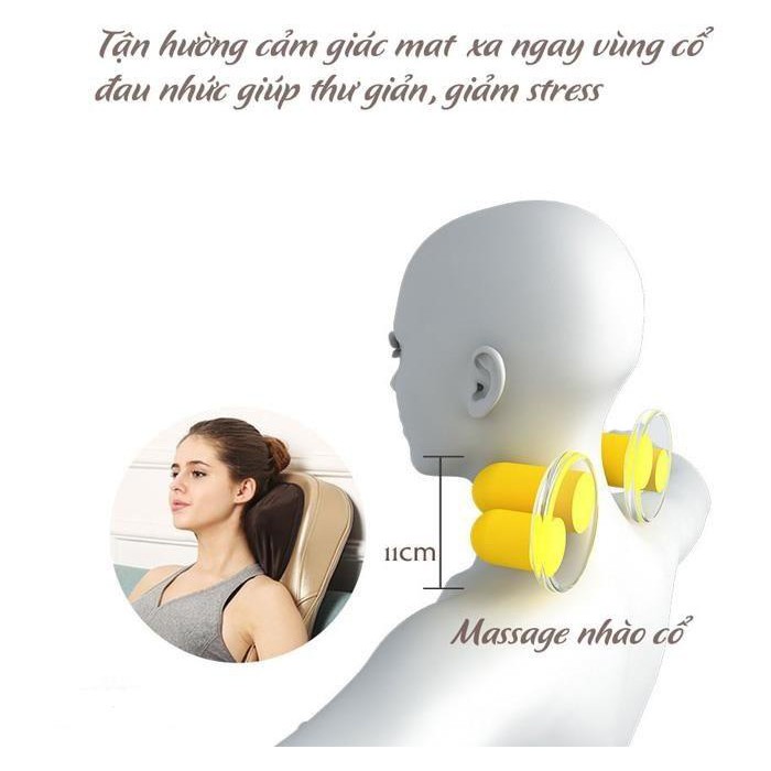 [ Chính Hãng ] Đệm Massage chính hãng 6D Massage Hàn Quốc Massage bi và túi khí