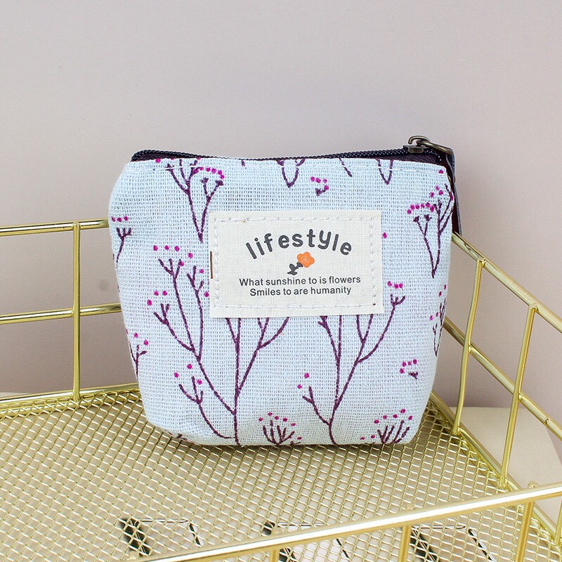 Z0560 Ví Mini Hoa Nhí Xinh Xắn Bukao