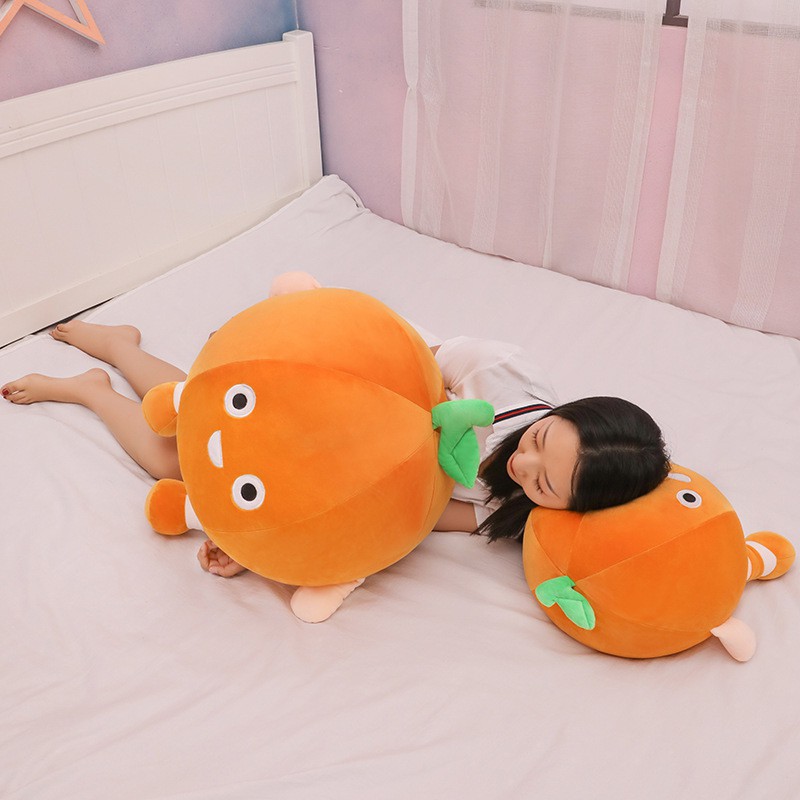 Gối Ôm Hình Trái Cam Hoạt Hình Sáng Tạo
