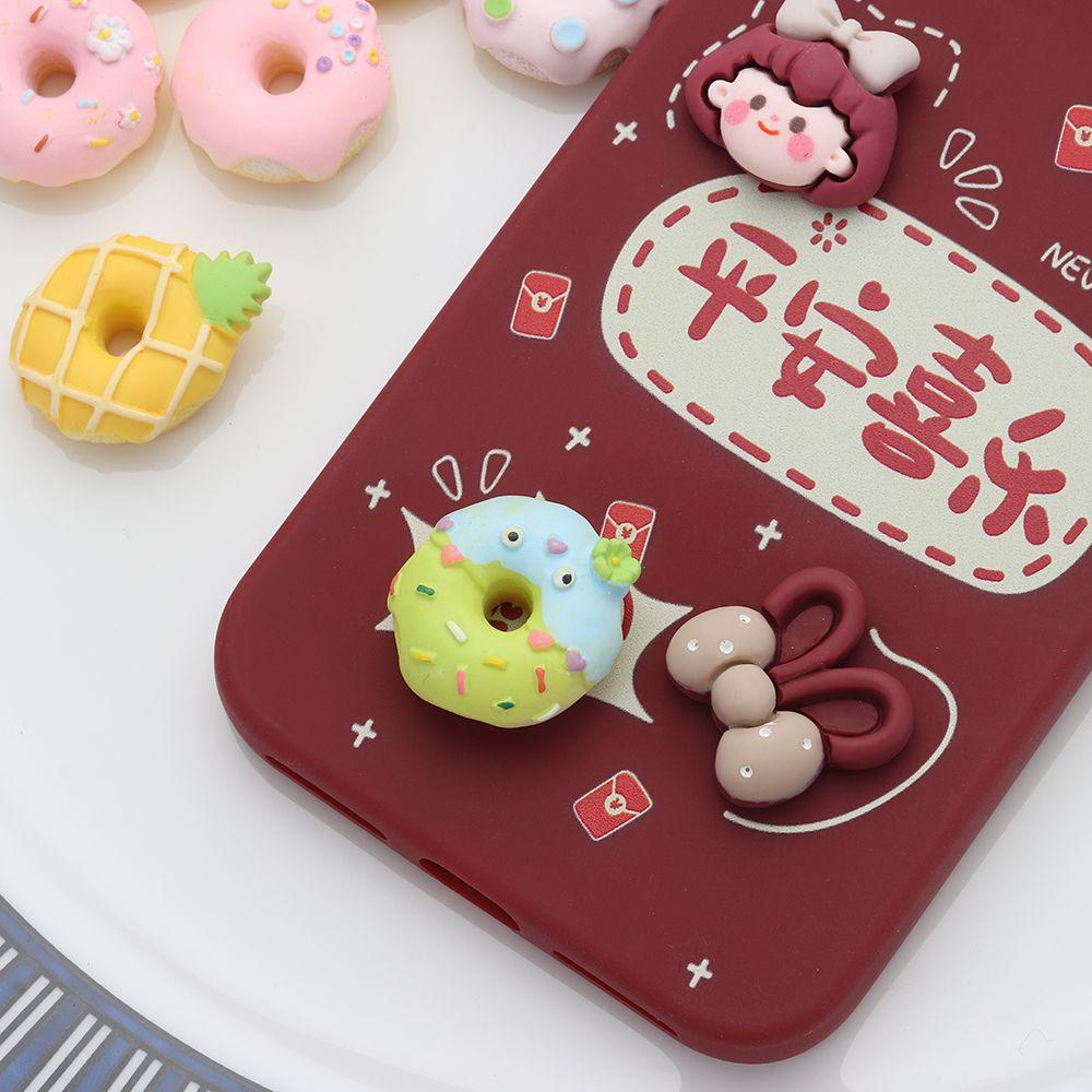 LUOL Bánh Donut Đồ Chơi Bằng Nhựa Resin Nhân Tạo DIY