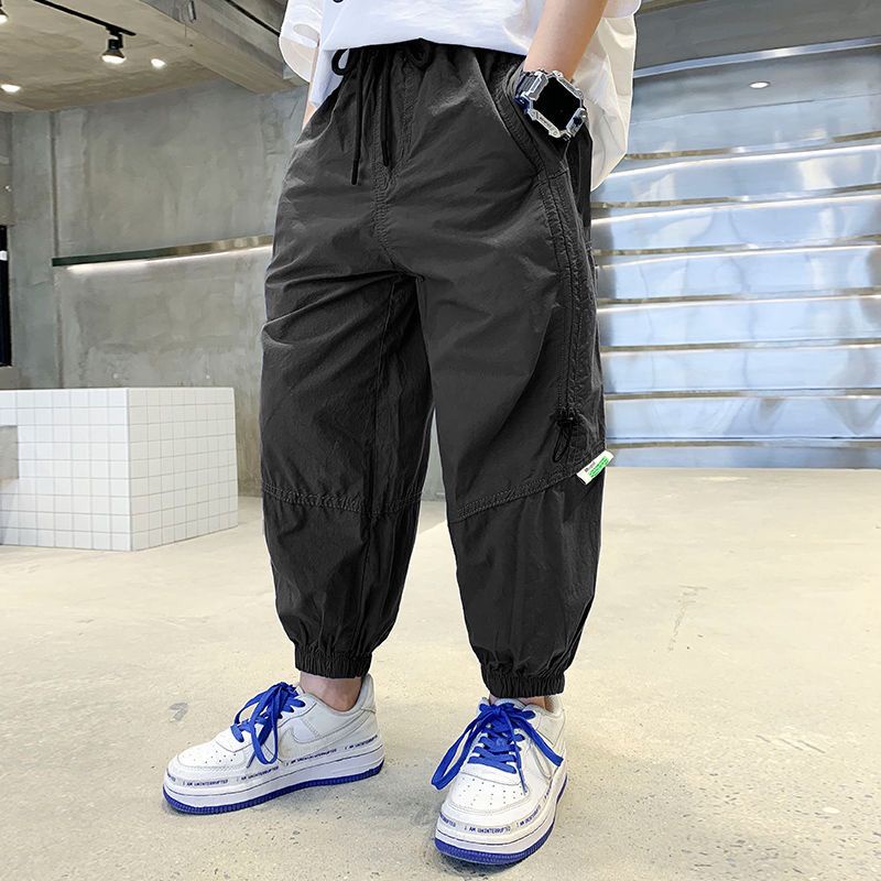 Quần Dài Chống Muỗi Thiết Kế Mỏng Thời Trang Mùa Hè Dành Cho Bé Trai