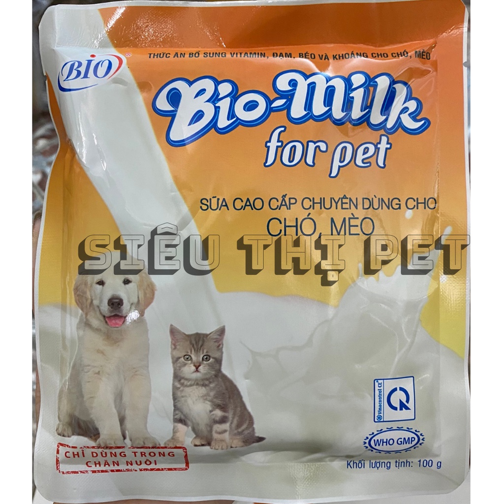 Sữa dành cho chó mèo Bio Milk - bổ sung dinh dưỡng cho thú cưng