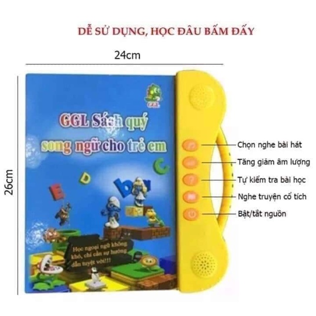 Sách nói song ngữ cho bé