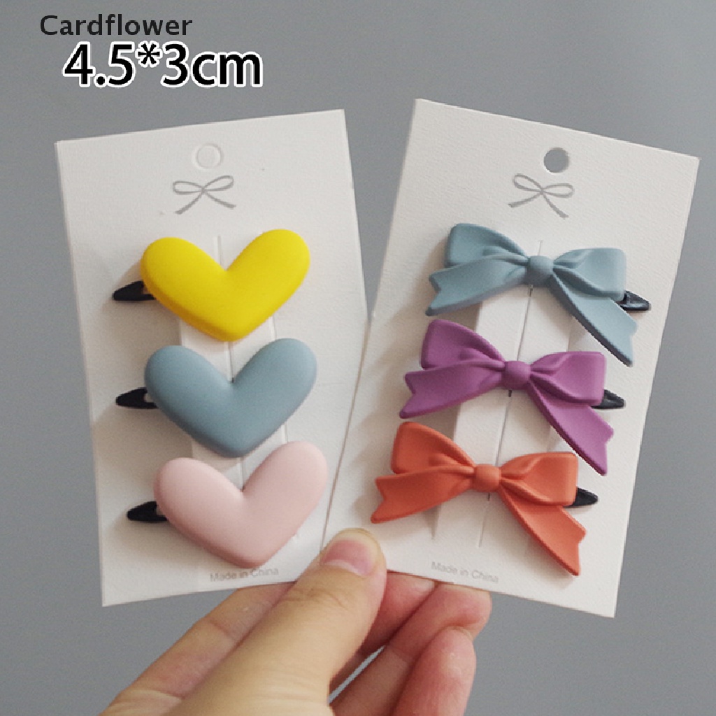 Bộ 3 Kẹp Tóc Hình Ngôi Sao Màu Sắc Ngọt Ngào