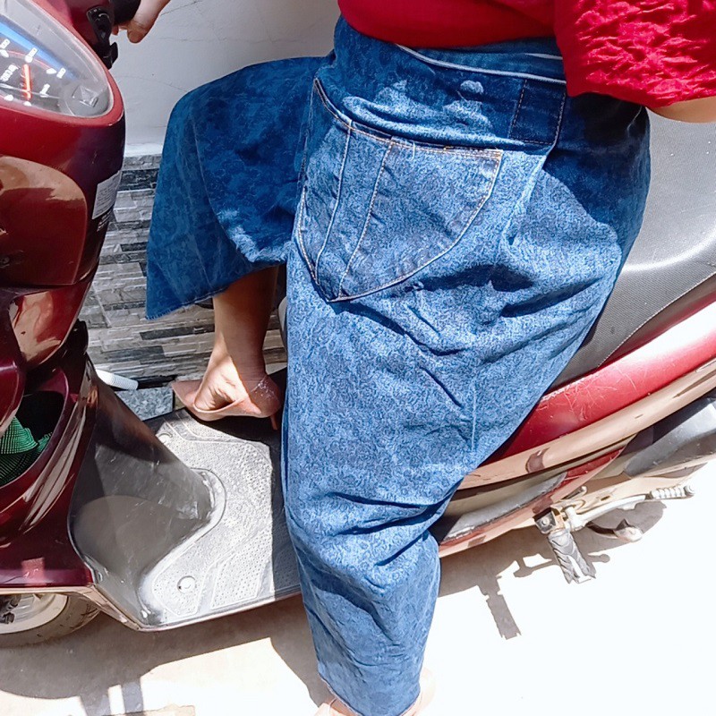 Váy chống nắng Jean 3 NÚT CÀI không đụng hàng DÀY VÔ ĐỊCH | BigBuy360 - bigbuy360.vn