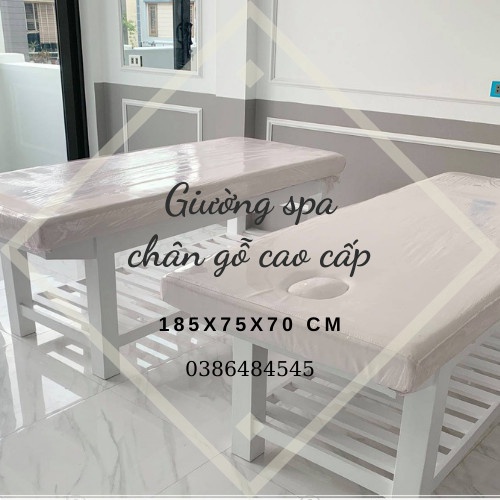 Giường gỗ spa giường gỗ body spa giường gỗ massage - Luôn Có Hàng