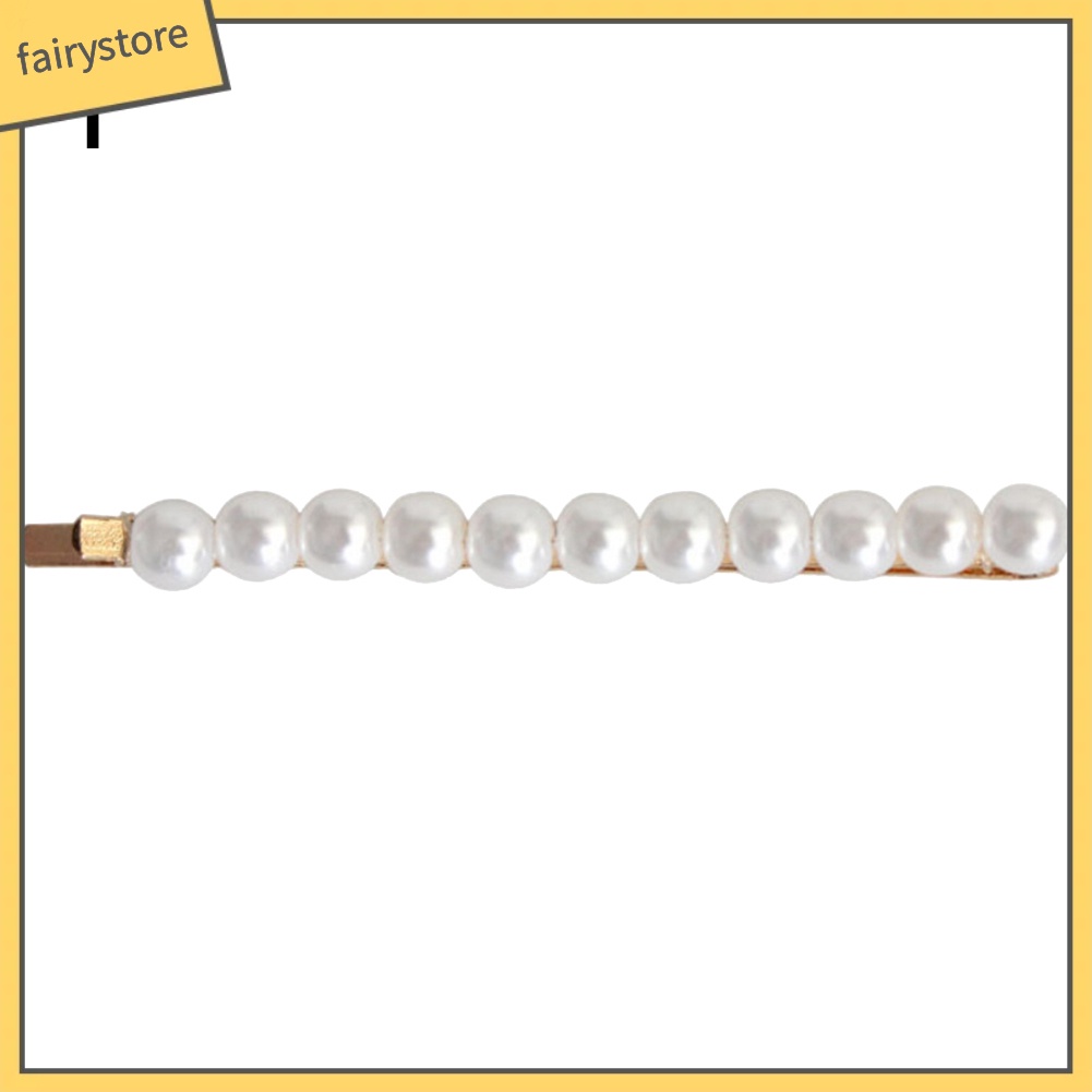 Kẹp Tóc Đính Ngọc Trai Nhân Tạo Thời Trang Dành Cho Nữ