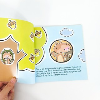Sách - Sóc sợ sệt 4 cuốn (dành cho bé 5+)